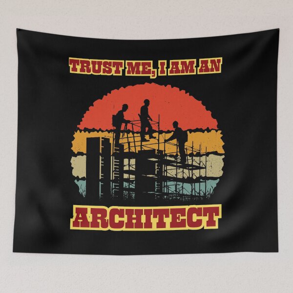 Item preview, TRUST ME, I AM AN ARCHITECT, funny gift for architect, 2 designed and sold by GroonSpace.