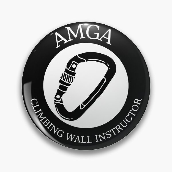 Item preview, AMGA Climbing Wall Instructor - Black designed and sold by crawleyzoe.