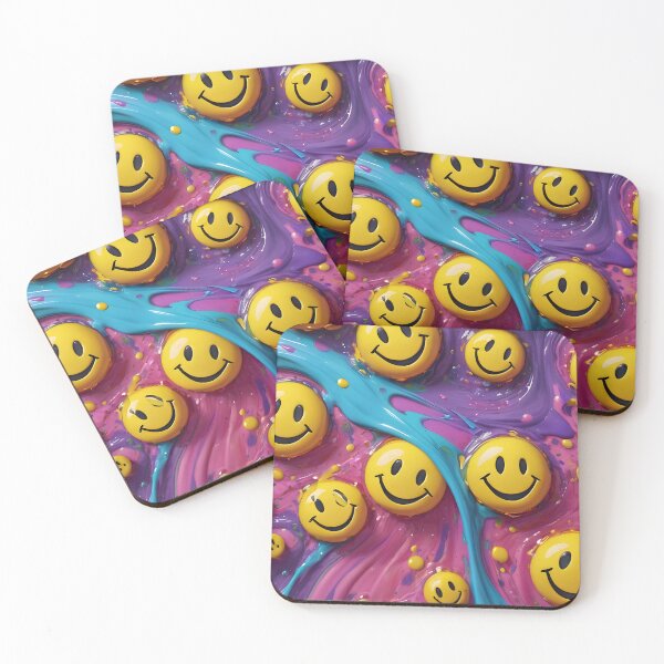 Item preview, Funny Smiley Face Pattern designed and sold by TheArtOfPat.