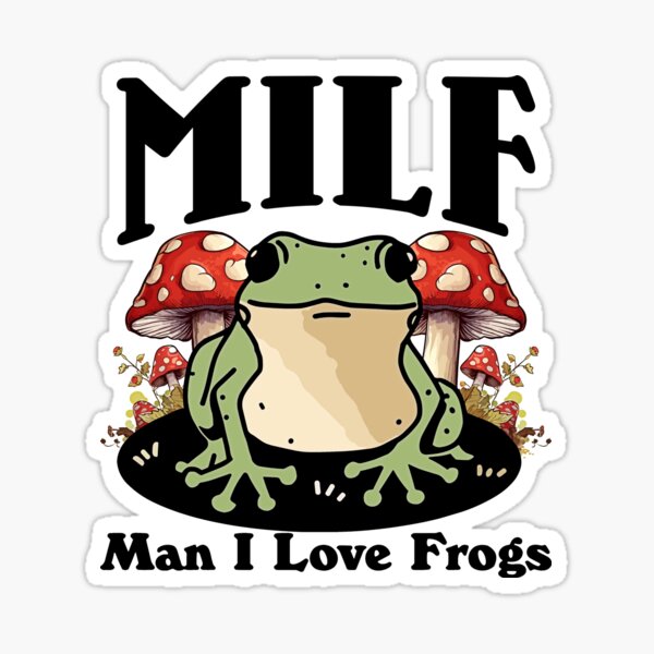 Tee Cute Frog Stuff I Heart MILF Man I Love Frogs Hoodie