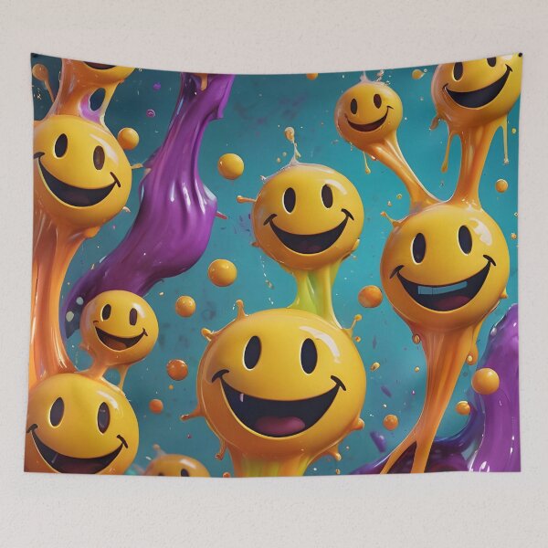 Item preview, Funny Smiley Face Pattern designed and sold by TheArtOfPat.