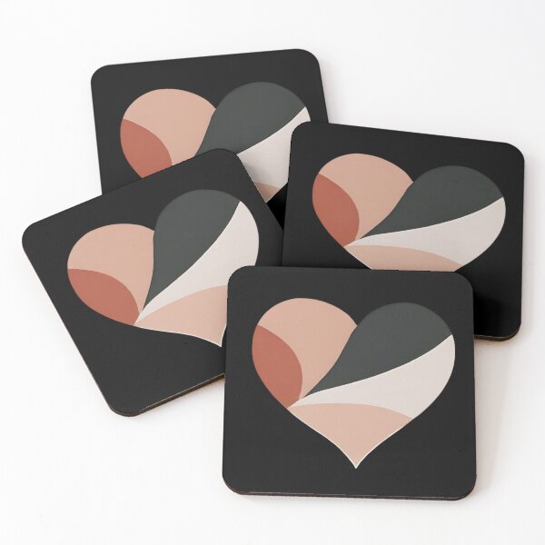 Item preview, SOFT COLORS HEART DESIGN designed and sold by asudesign.