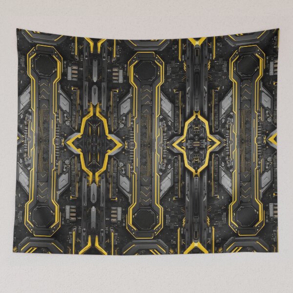 Item preview, Cybernetics - Black and Yellow - 06 designed and sold by Mystic-Images.