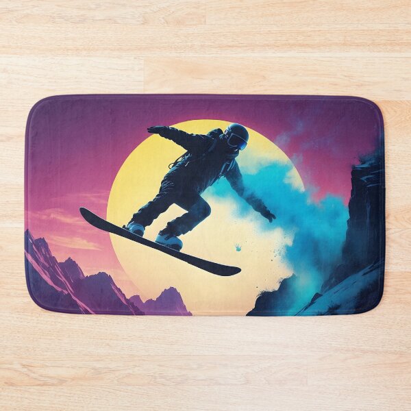 Artikelvorschau, Snowboarder erwischt Airtime von einer Klippe – Backcountry Snowboarding entworfen und verkauft von MindfulVisionz.