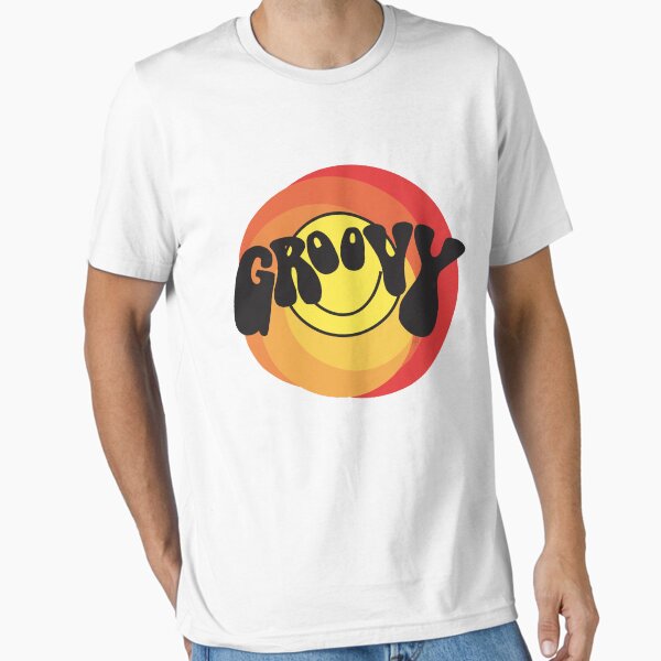 Item preview, Groovy - Retro shirt designed and sold by ptelling.