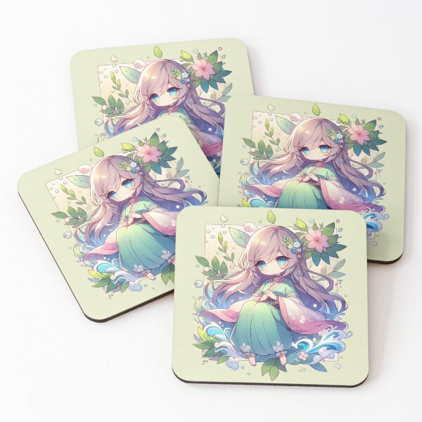 Item preview, Chibi Enchantress - Mystic Bloom Edition designed and sold by ChibiMood.