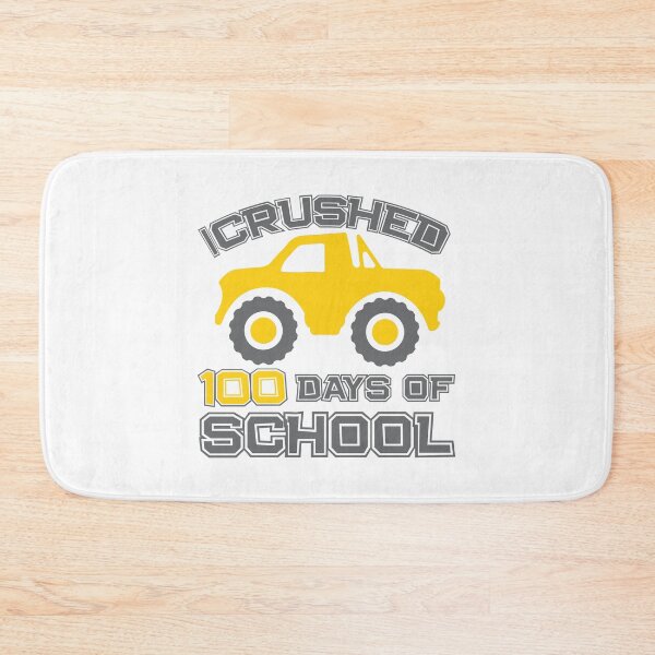 Item preview, I Crushed 100 Days Of School Monster Truck  designed and sold by Smix Pixels.