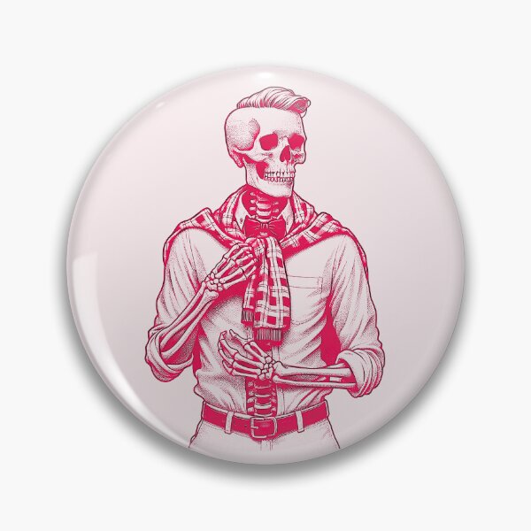 Item preview, Pink Preppy skeleton designed and sold by ShreefelDesigns.