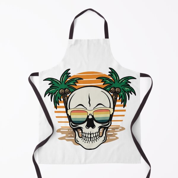 Item preview, Skull and Sunset with palms Skull and Sun vibes designed and sold by GemaDesings.