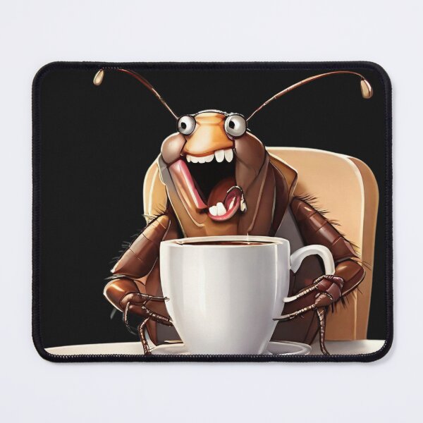 Item preview, I am not a cockroach, I am the king of morning coffee, worm,  designed and sold by LYDIA0304.