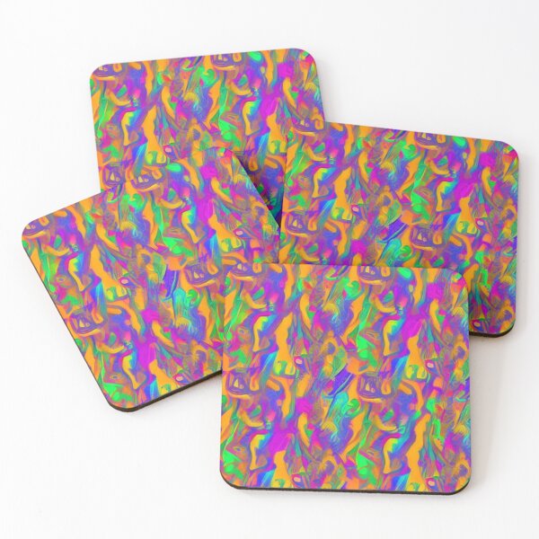 Item preview, Abstract Colorful Neon Pattern designed and sold by calibrit.