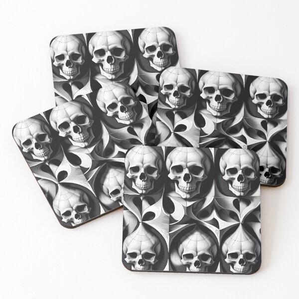 Item preview, Skulls and Hourglass 1 designed and sold by WastelandsEdge.