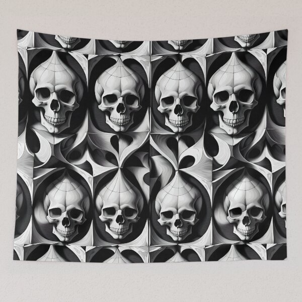 Item preview, Skulls and Hourglass 1 designed and sold by WastelandsEdge.