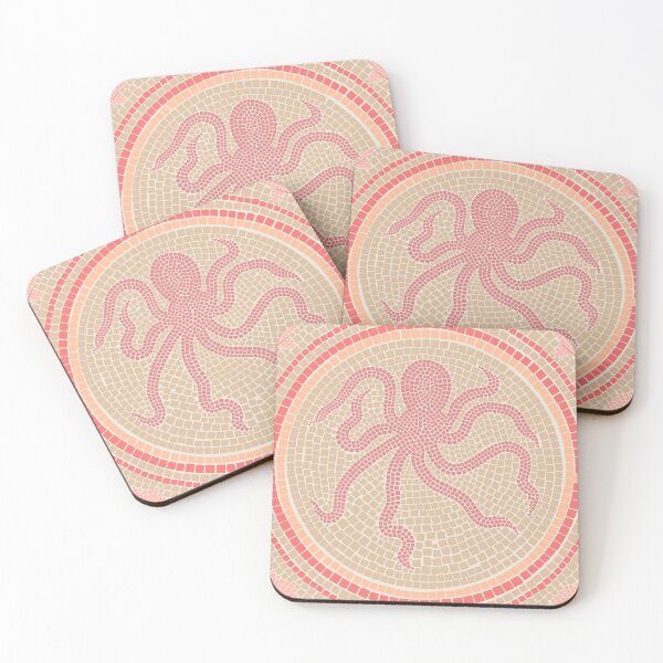 Item preview, Octopus Mosaic - Pink & Peach designed and sold by Elizabeth Weglein.