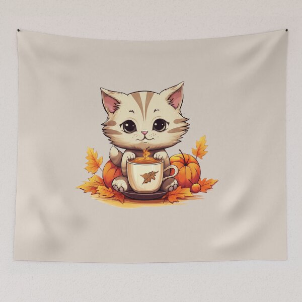 Item preview, Autumn Kitty designed and sold by Myra365Art.