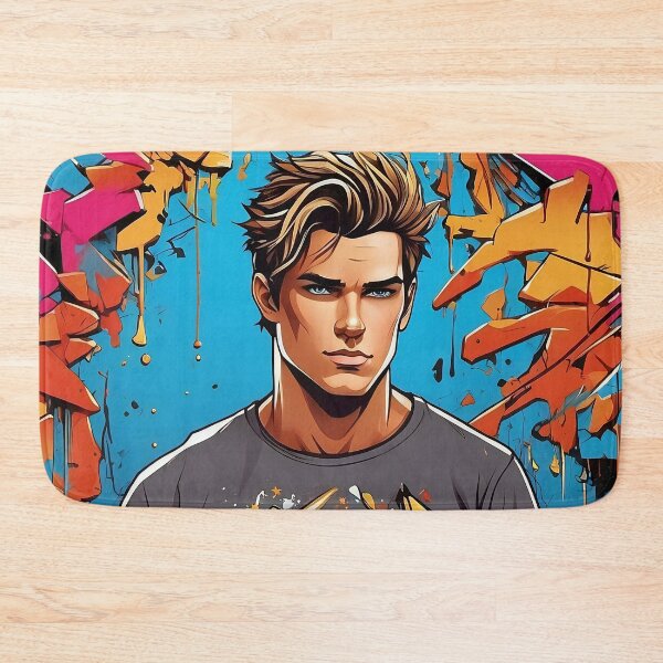 Item preview, Abstract Hero: Urban Artistic Expression Tee designed and sold by ArtComixHaven.