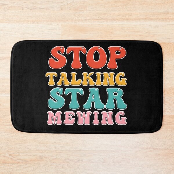 Item preview, Stop talking start mewing designed and sold by Catsloversdotme.