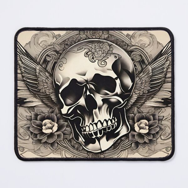Item preview, Skull tattoo designed and sold by MatrixTattoo.