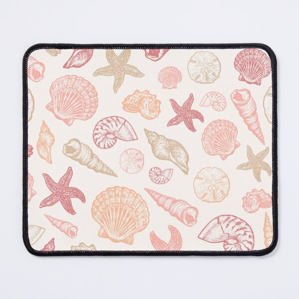 Item preview, Seashell Pattern - Peach Fuzz & Pink designed and sold by Elizabeth Weglein.