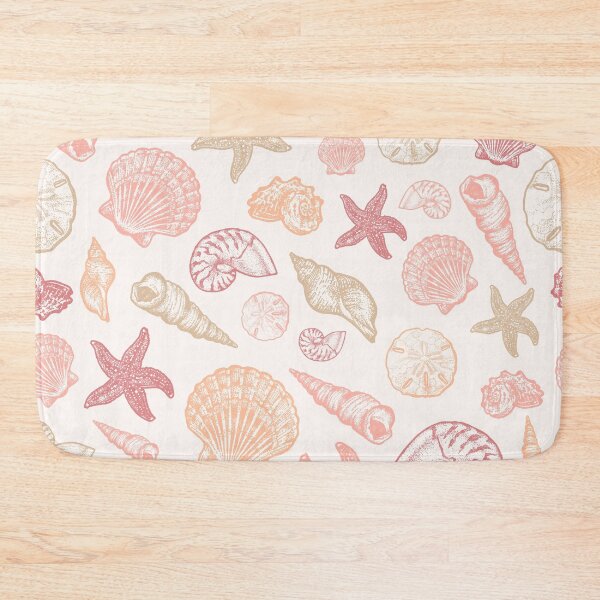 Item preview, Seashell Pattern - Peach Fuzz & Pink designed and sold by Elizabeth Weglein.
