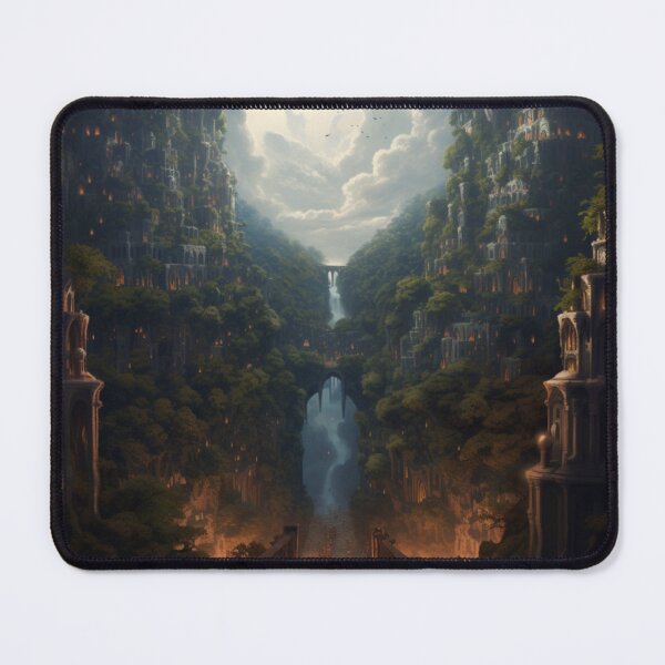 Item preview, City in the forest on the mountains designed and sold by BenenekStore.