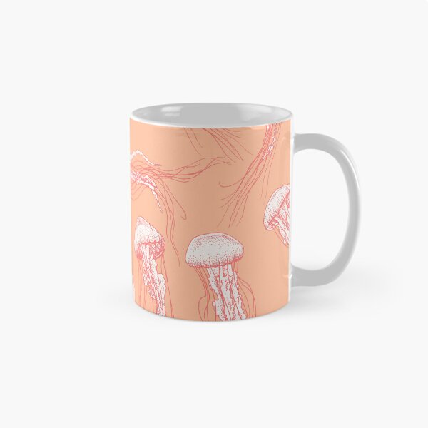 Item preview, Jellyfish Pattern - Peach Fuzz designed and sold by Elizabeth Weglein.