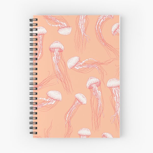 Item preview, Jellyfish Pattern - Peach Fuzz designed and sold by Elizabeth Weglein.