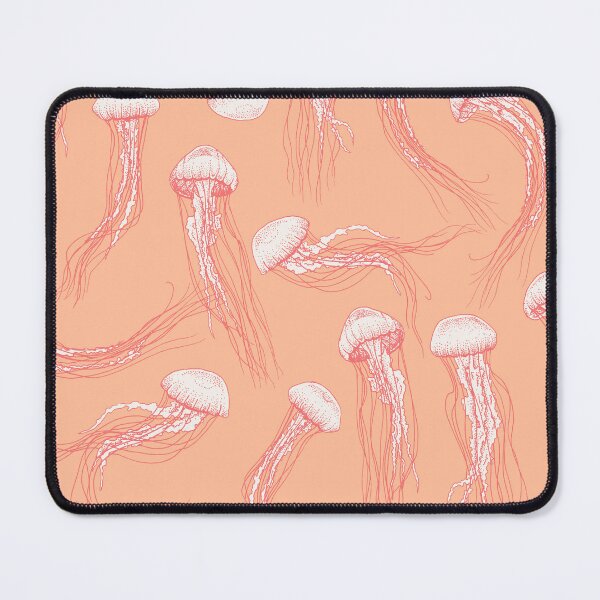 Item preview, Jellyfish Pattern - Peach Fuzz designed and sold by Elizabeth Weglein.