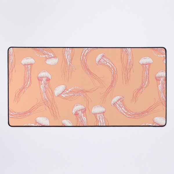 Item preview, Jellyfish Pattern - Peach Fuzz designed and sold by Elizabeth Weglein.
