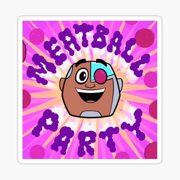 Meatball Party! Sticker