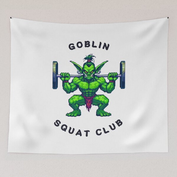 Item preview, Green Goblin Squat club designed and sold by FriskyLama.