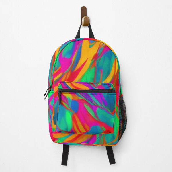 Item preview, Abstract Neon Flames Pattern designed and sold by calibrit.