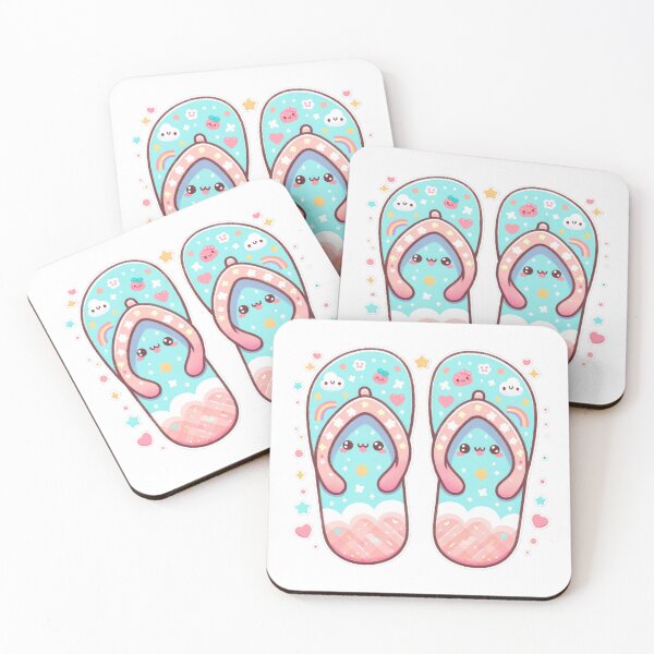 Item preview, Kawaii Flip Flops designed and sold by duke818.