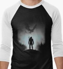 White Wolf Men's Baseball ¾ T-Shirt