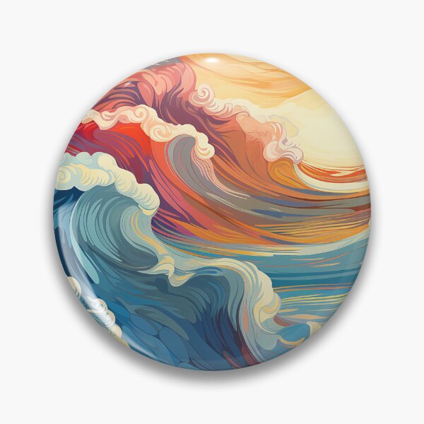 Item preview, Colorful Sunny Waves designed and sold by Humberto Braga.