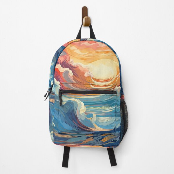Item preview, Colorful Sunny Waves designed and sold by Humberto Braga.