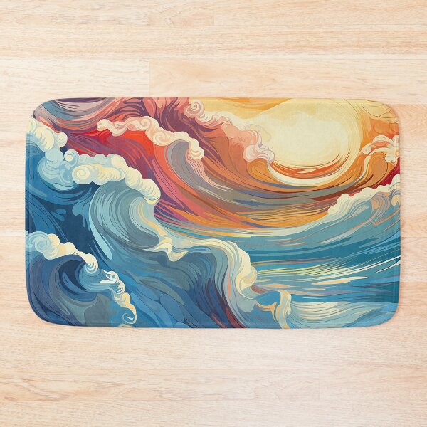 Item preview, Colorful Sunny Waves designed and sold by Humberto Braga.