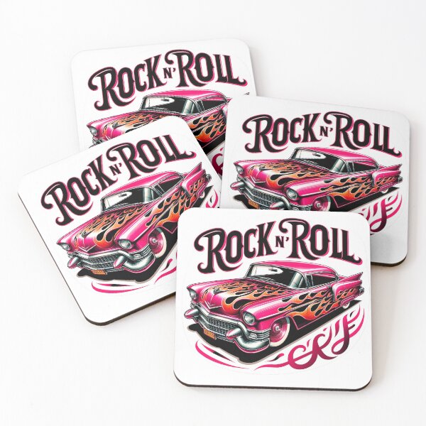 Item preview, Pink cadillac rock n' roll designed and sold by CogniCraft.