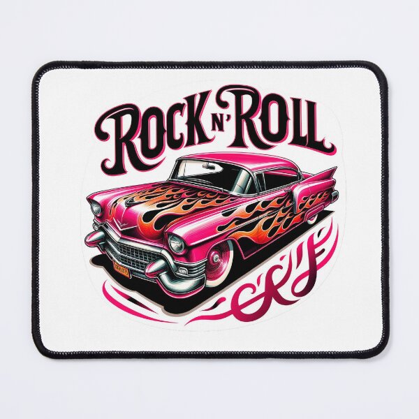 Item preview, Pink cadillac rock n' roll designed and sold by CogniCraft.