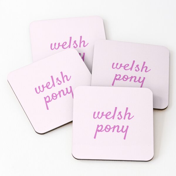 Item preview, Pink Welsh Pony Bubble Letters designed and sold by theaadesigns.