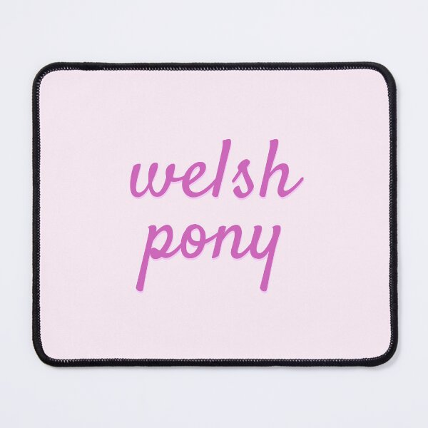 Item preview, Pink Welsh Pony Bubble Letters designed and sold by theaadesigns.