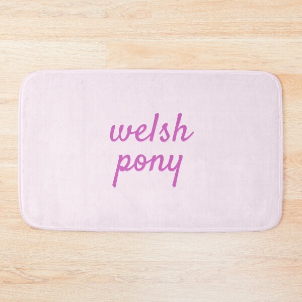 Item preview, Pink Welsh Pony Bubble Letters designed and sold by theaadesigns.