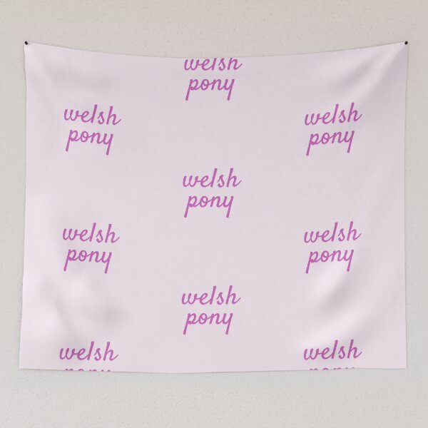 Item preview, Pink Welsh Pony Bubble Letters designed and sold by theaadesigns.