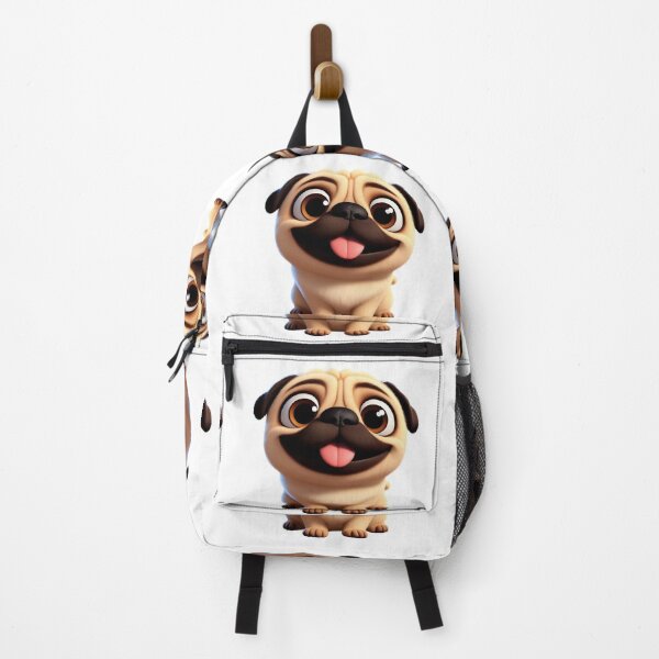 Item preview, Cute and happy pug puppy dog designed and sold by clearviewstock.