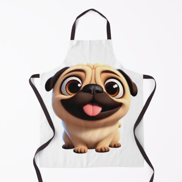Item preview, Cute and happy pug puppy dog designed and sold by clearviewstock.