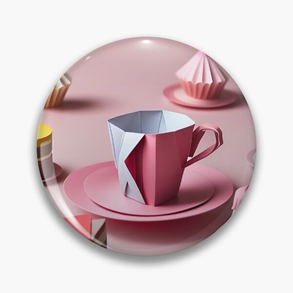 Item preview, Origami Art - Tea Time Delight: A Perfect Pairing of Elegance and Sweetness designed and sold by ArtfulFolds.