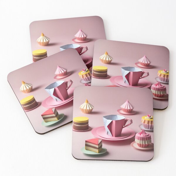 Item preview, Origami Art - Tea Time Delight: A Perfect Pairing of Elegance and Sweetness designed and sold by ArtfulFolds.