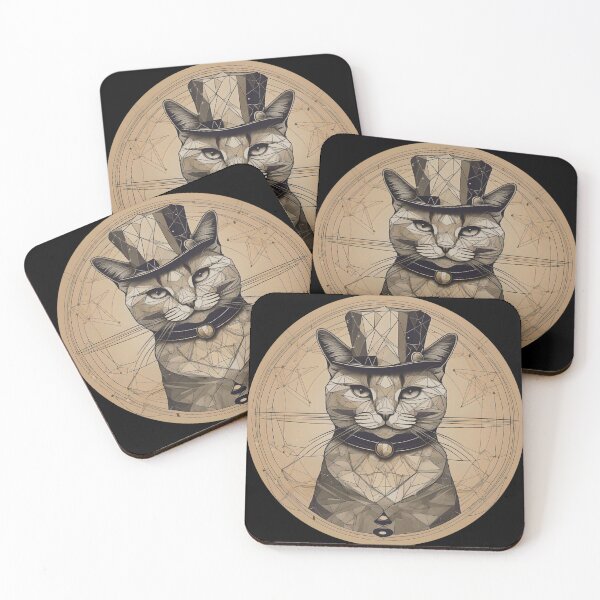 Item preview, Cosmic Distinguished Cat 20 designed and sold by Dose of Dysfunction.