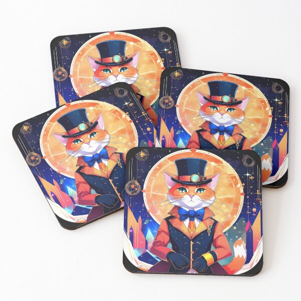 Item preview, Cosmic Distinguished Cat 22 designed and sold by Dose of Dysfunction.
