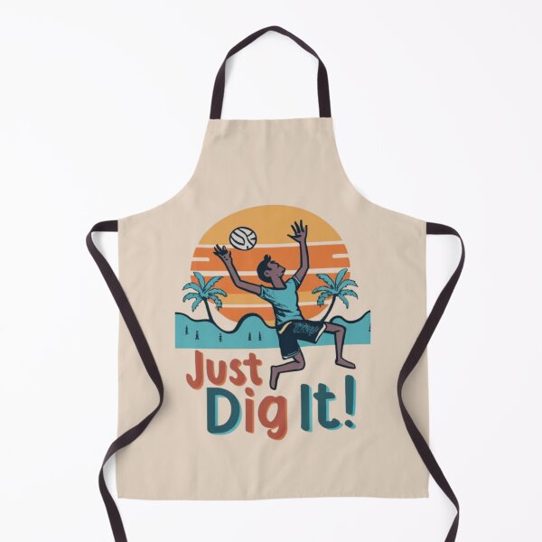 Item preview, Just Dig It Beach Volleyball palyer serving the ball Cool Vintage designed and sold by UrbanGraphixs.